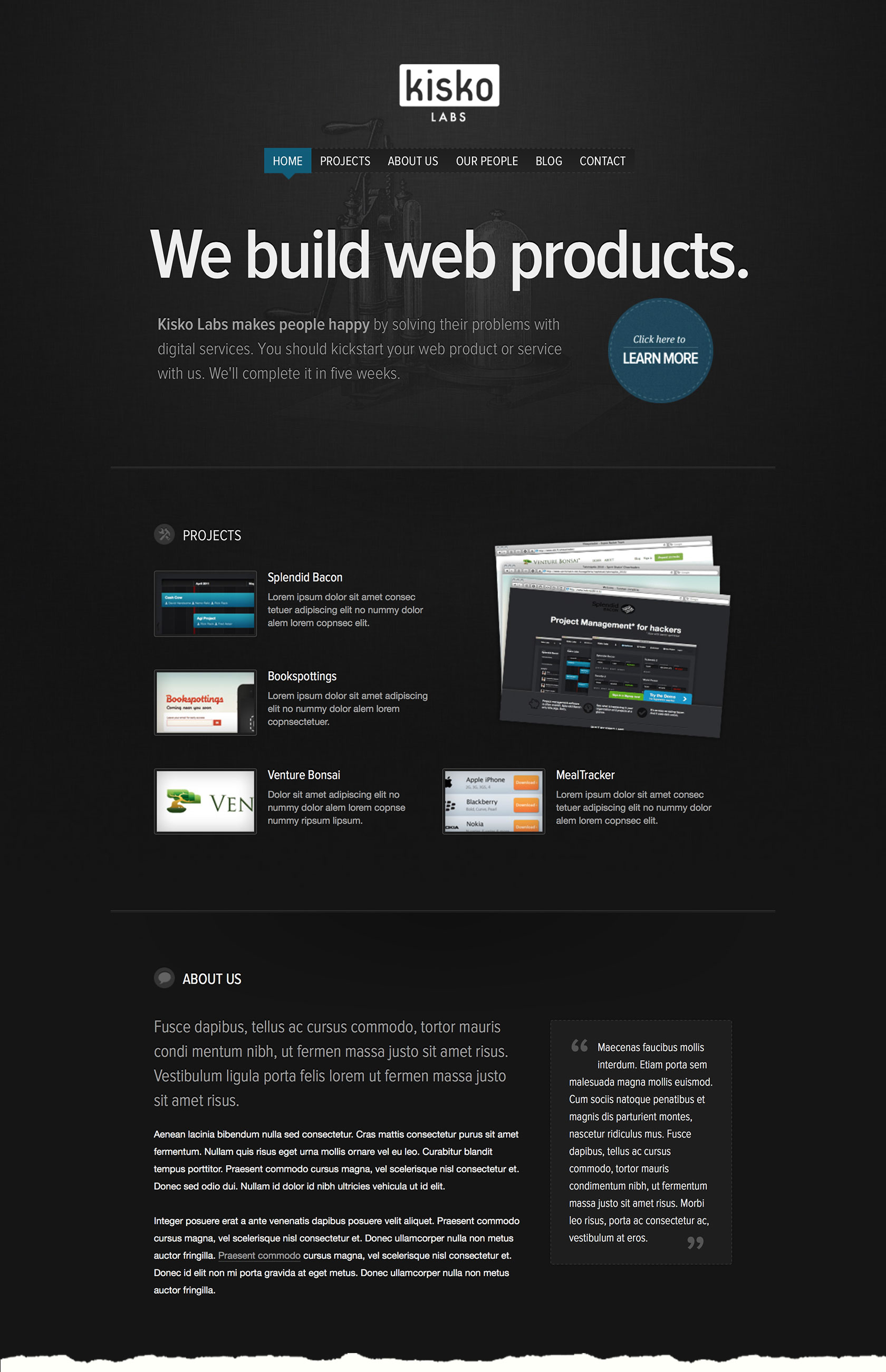 Screenshot of kiskolabs.com